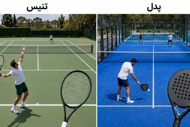 آیا پدل جای تنیس را میگیرد؟ مقایسه پدل و تنیس