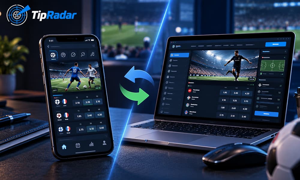 اپلیکیشن یا نسخه وب سایت شرطبندی؛ کدام انتخاب بهتری است؟